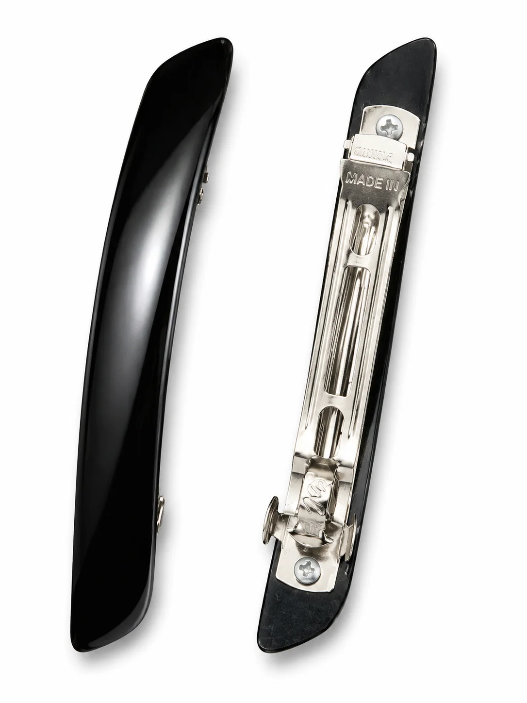 Premium Black French Hair Barrette Clip