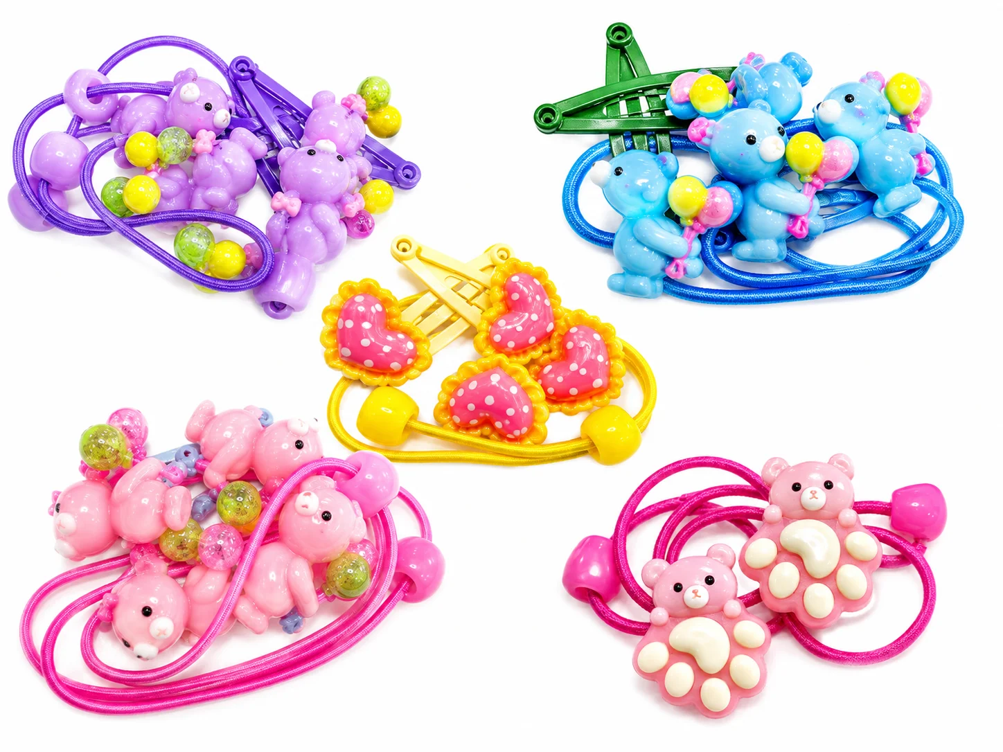 Cartoon Hair Ties & Clips