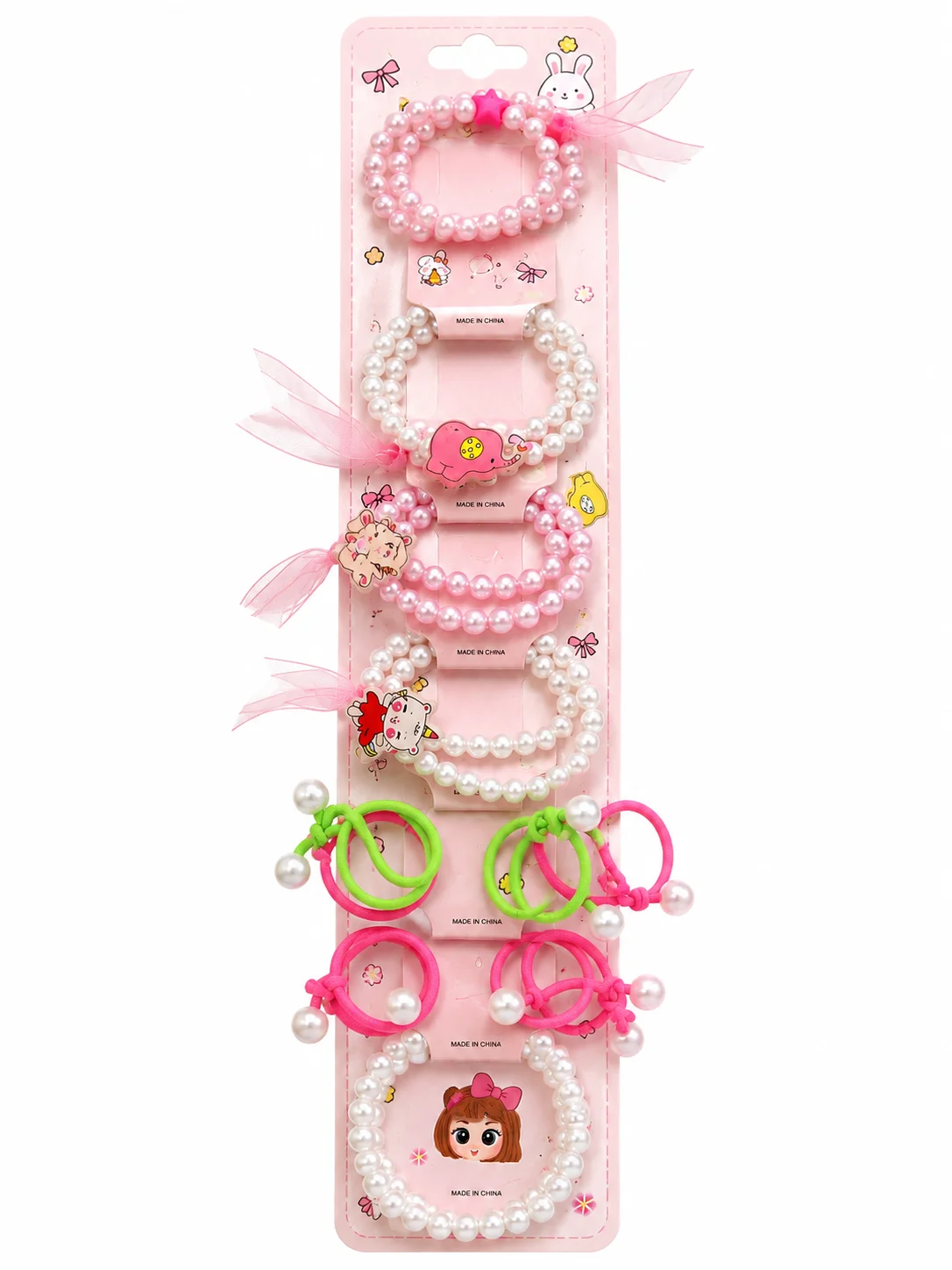 Cartoon Elastic Hair Bands Collection