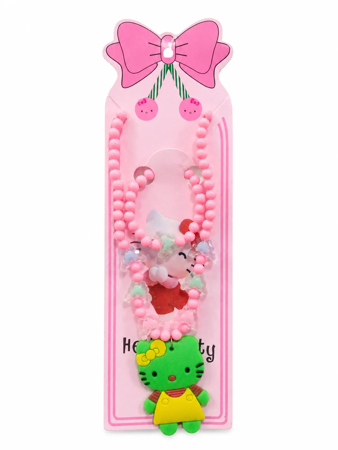 Pink Cartoon Pendant Necklace