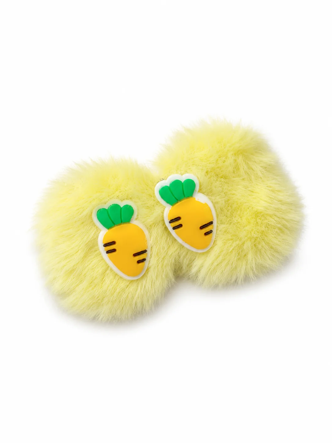 Fluffy Cartoon Hair Clips Set for Girls
