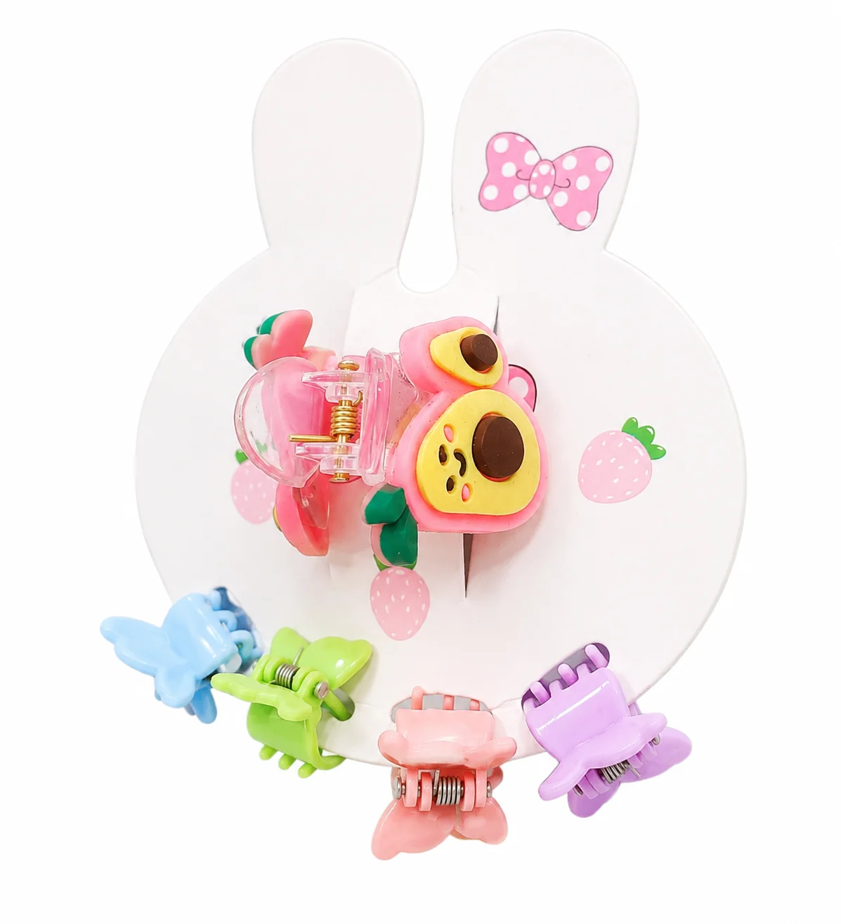 Fruit & Cartoon Hair Clip Set for Girls