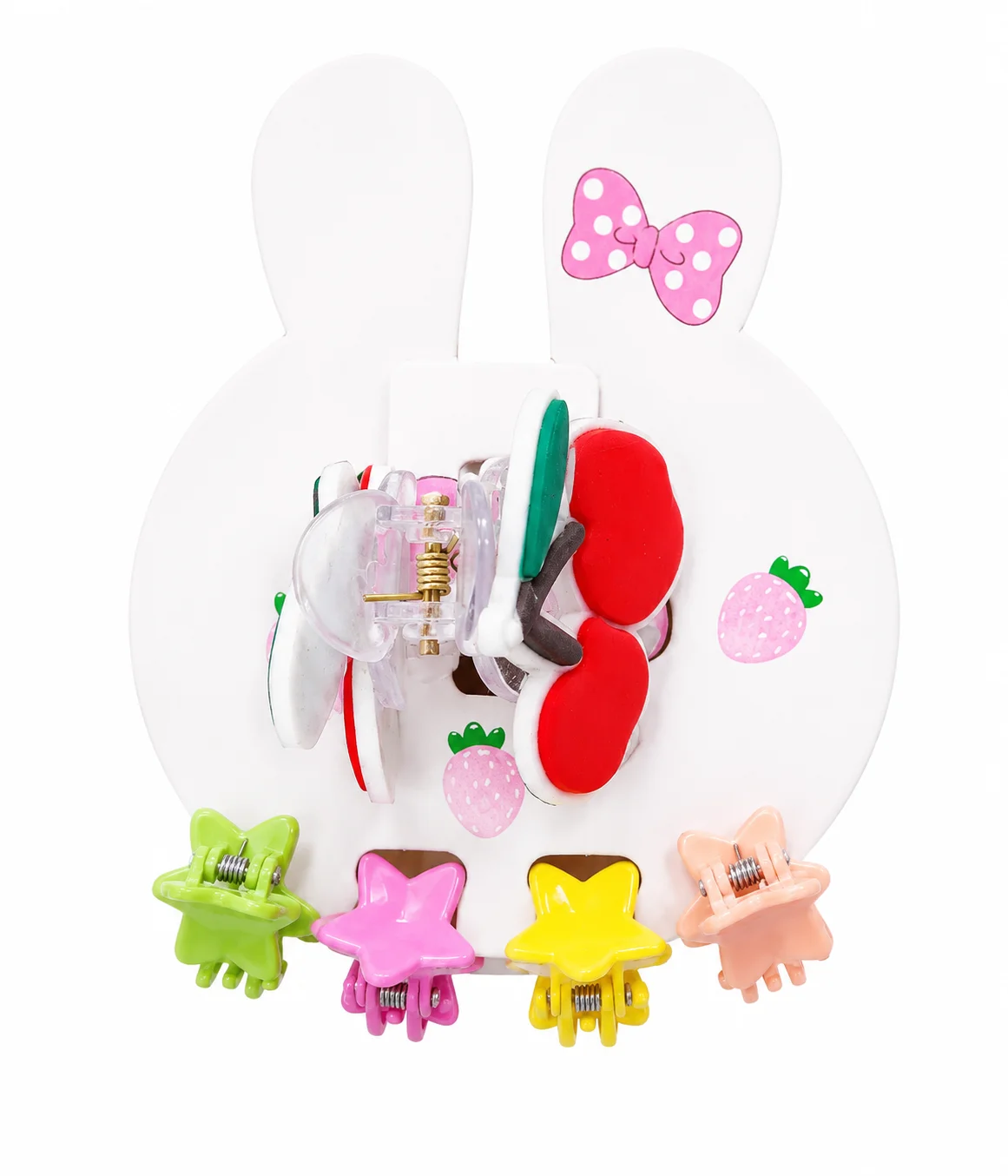 Fruit & Cartoon Hair Clip Set for Girls