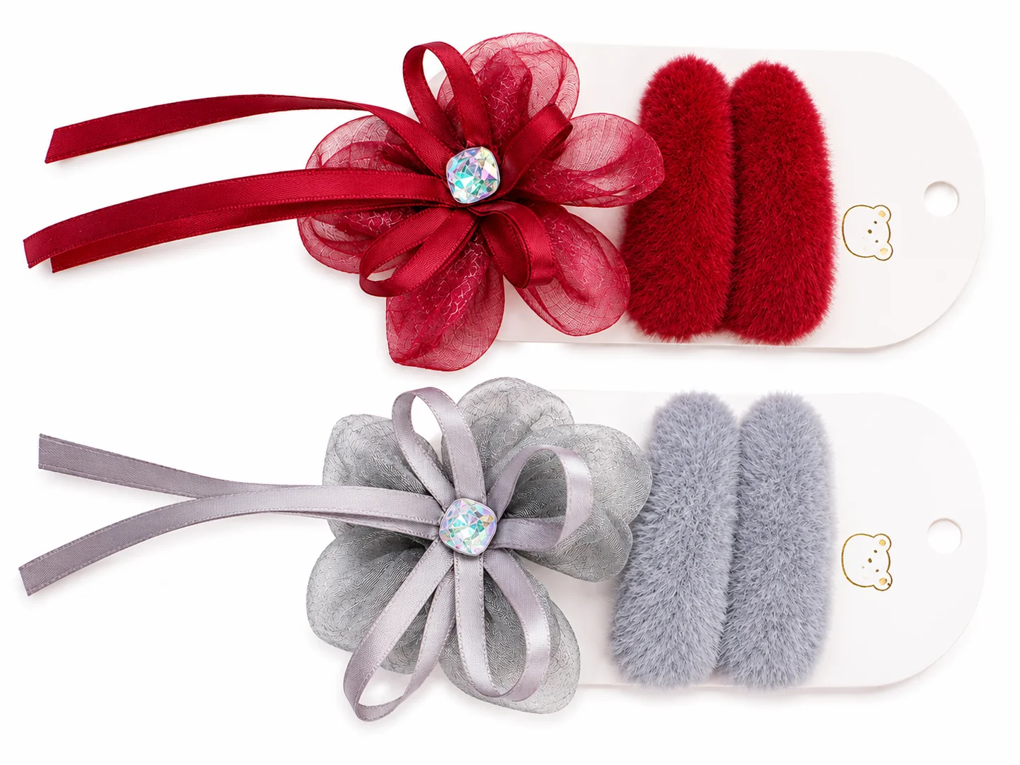 Luxury Floral Hair Clip Set for Girls