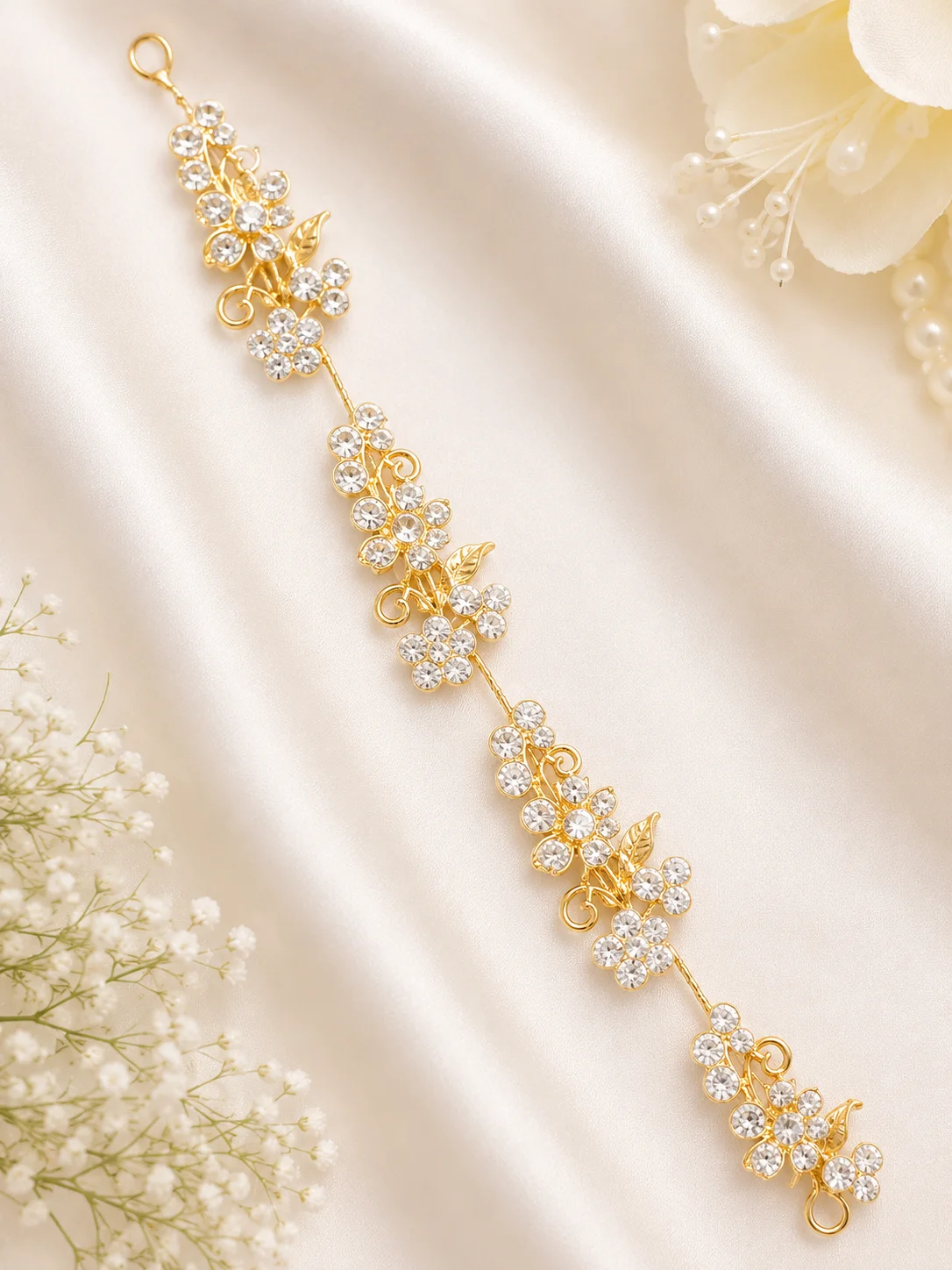 Elegant Crystal Floral Hair Vine