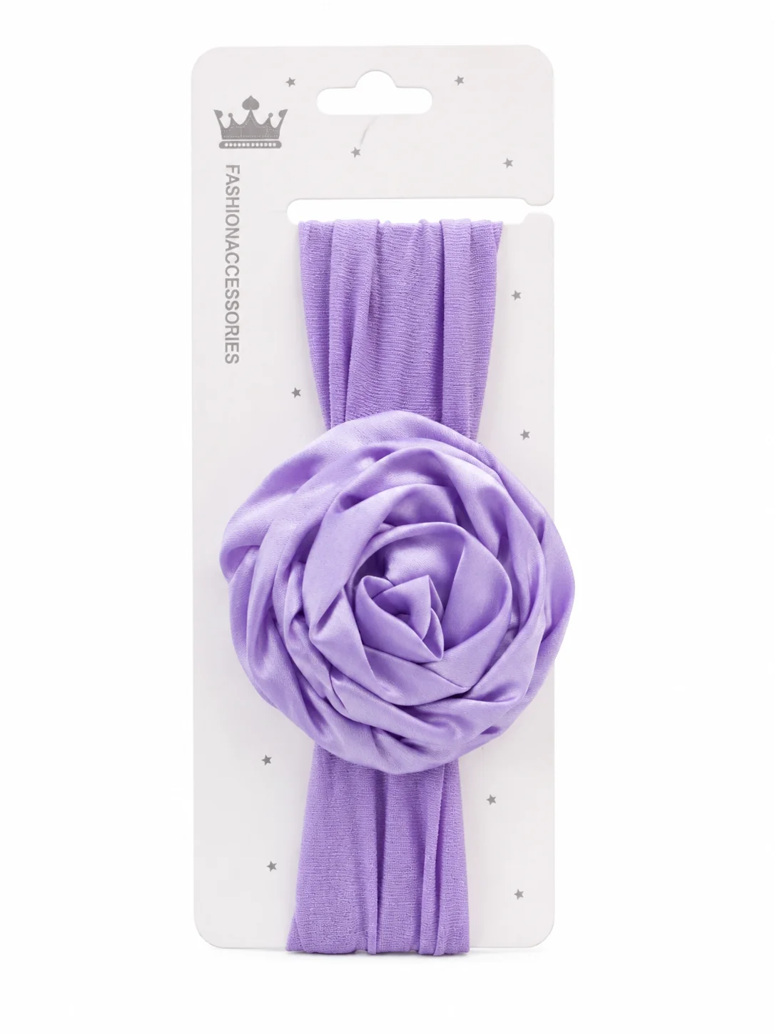 Baby Girls Floral Nylon Headband Set – Soft Stretch Hair Bands