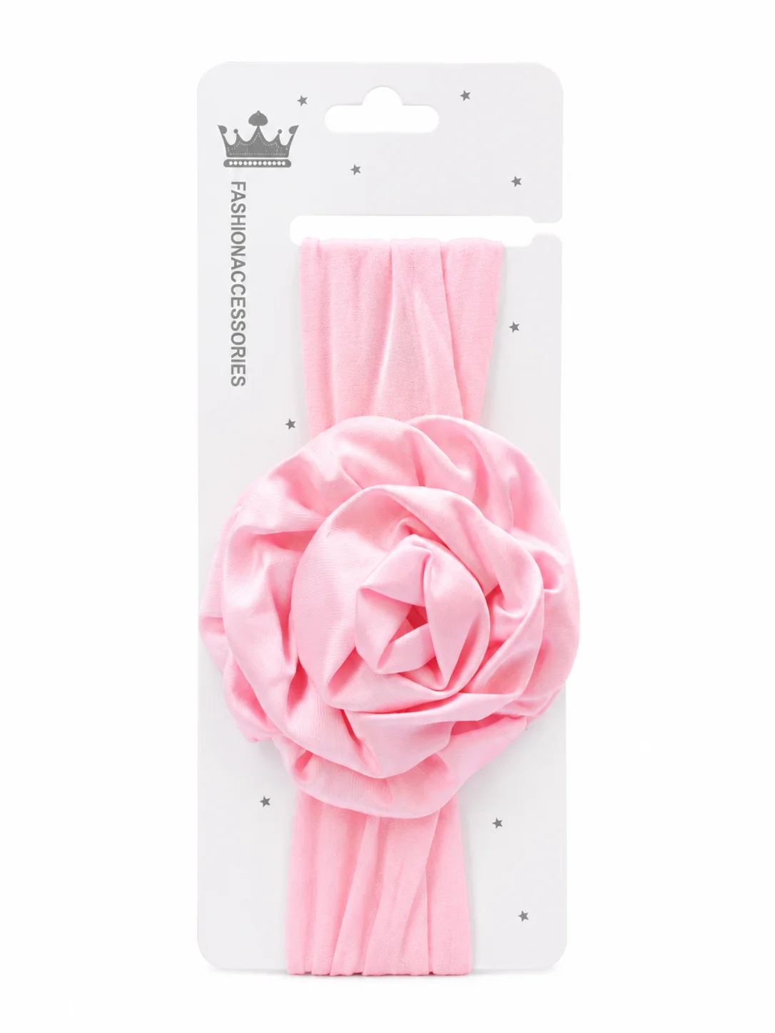 Baby Girls Floral Nylon Headband Set – Soft Stretch Hair Bands