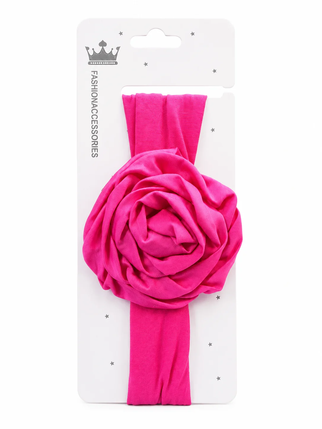 Baby Girls Floral Nylon Headband Set – Soft Stretch Hair Bands