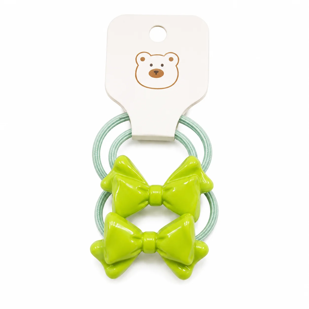 Cute Bow Hair Elastic Set for Girls – Multicolor Hair Ties