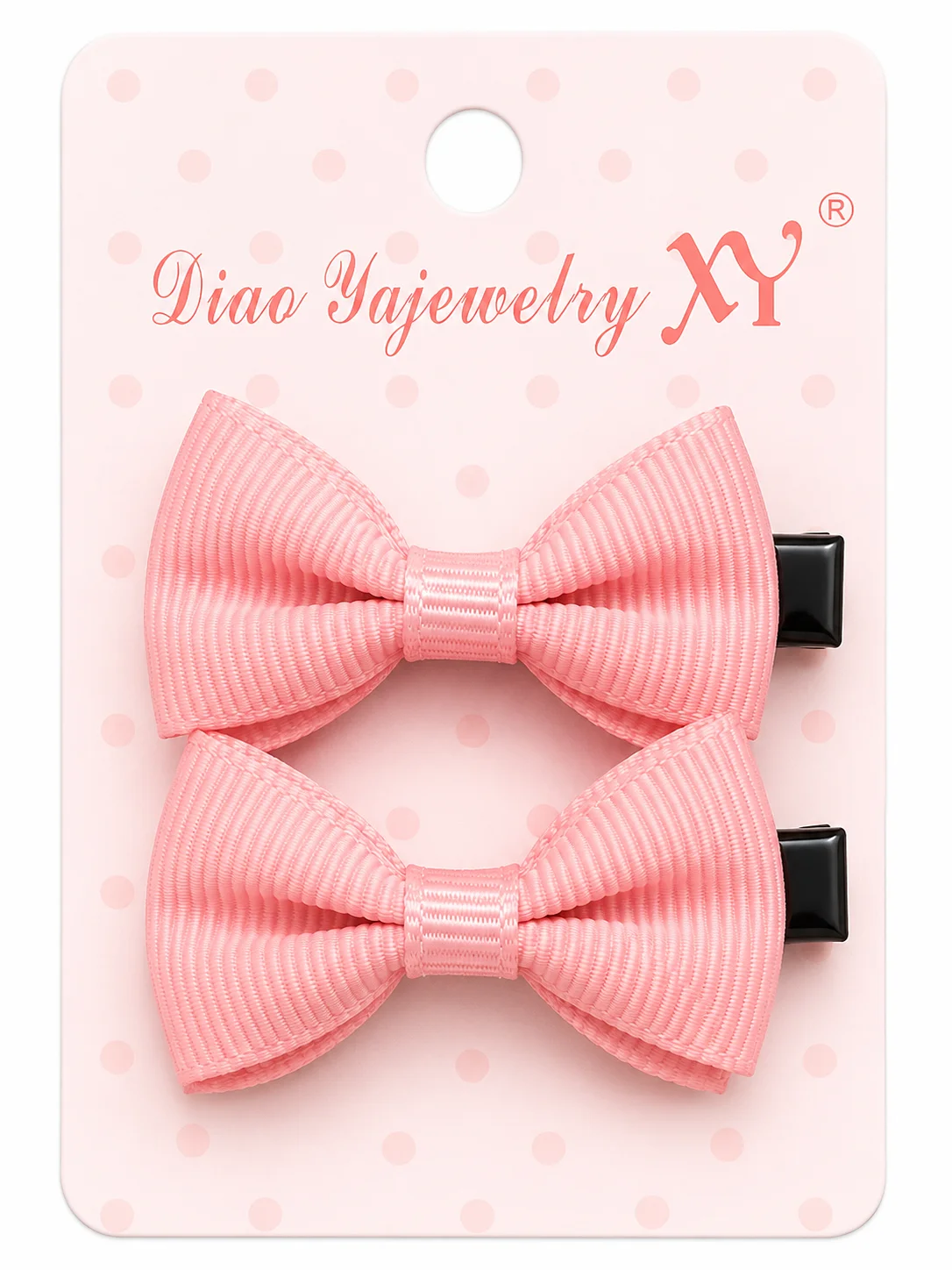 Girls Ribbon Bow Hair Clip Set – Colorful Alligator Hair Clips