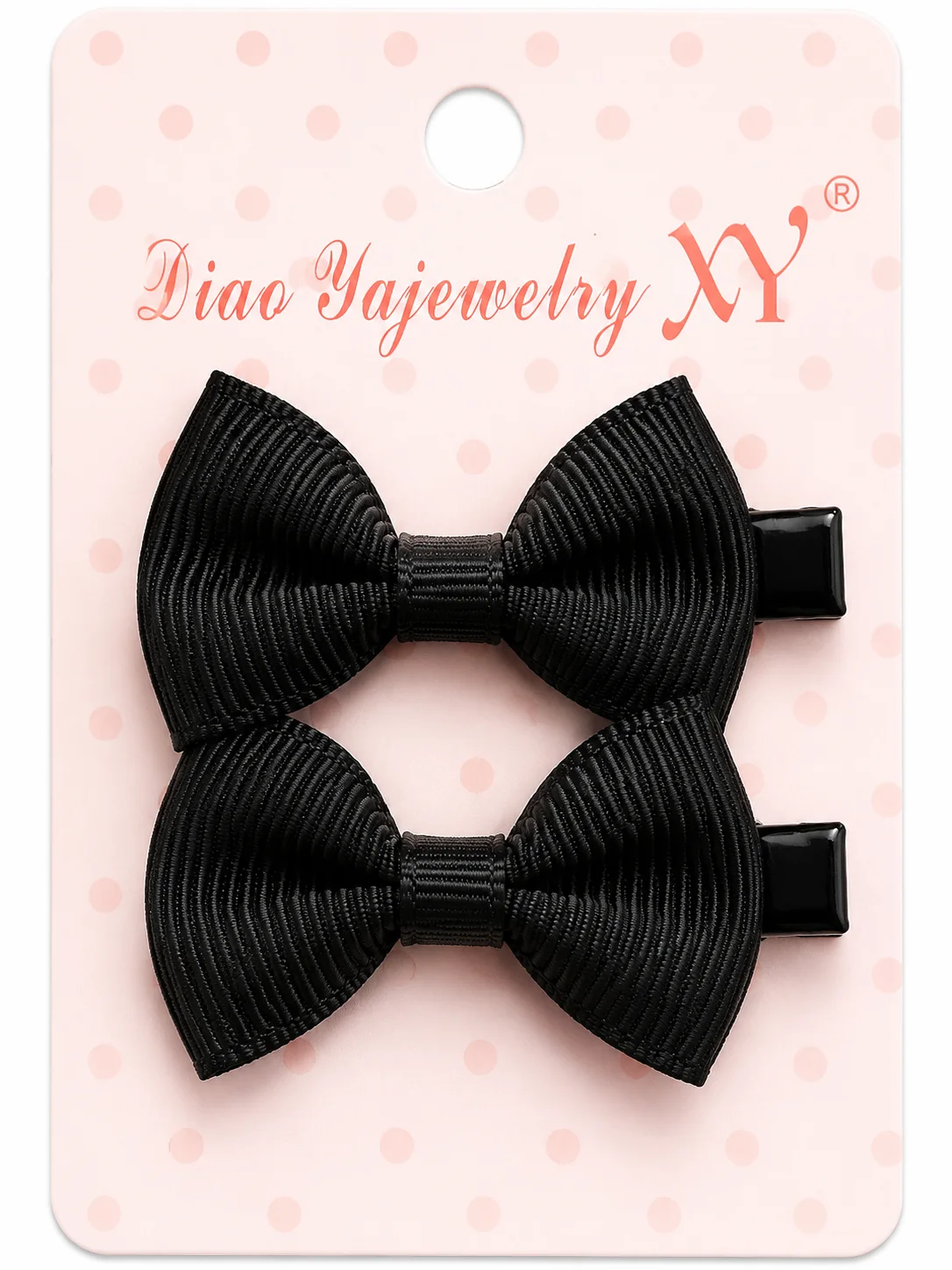 Girls Ribbon Bow Hair Clip Set – Colorful Alligator Hair Clips