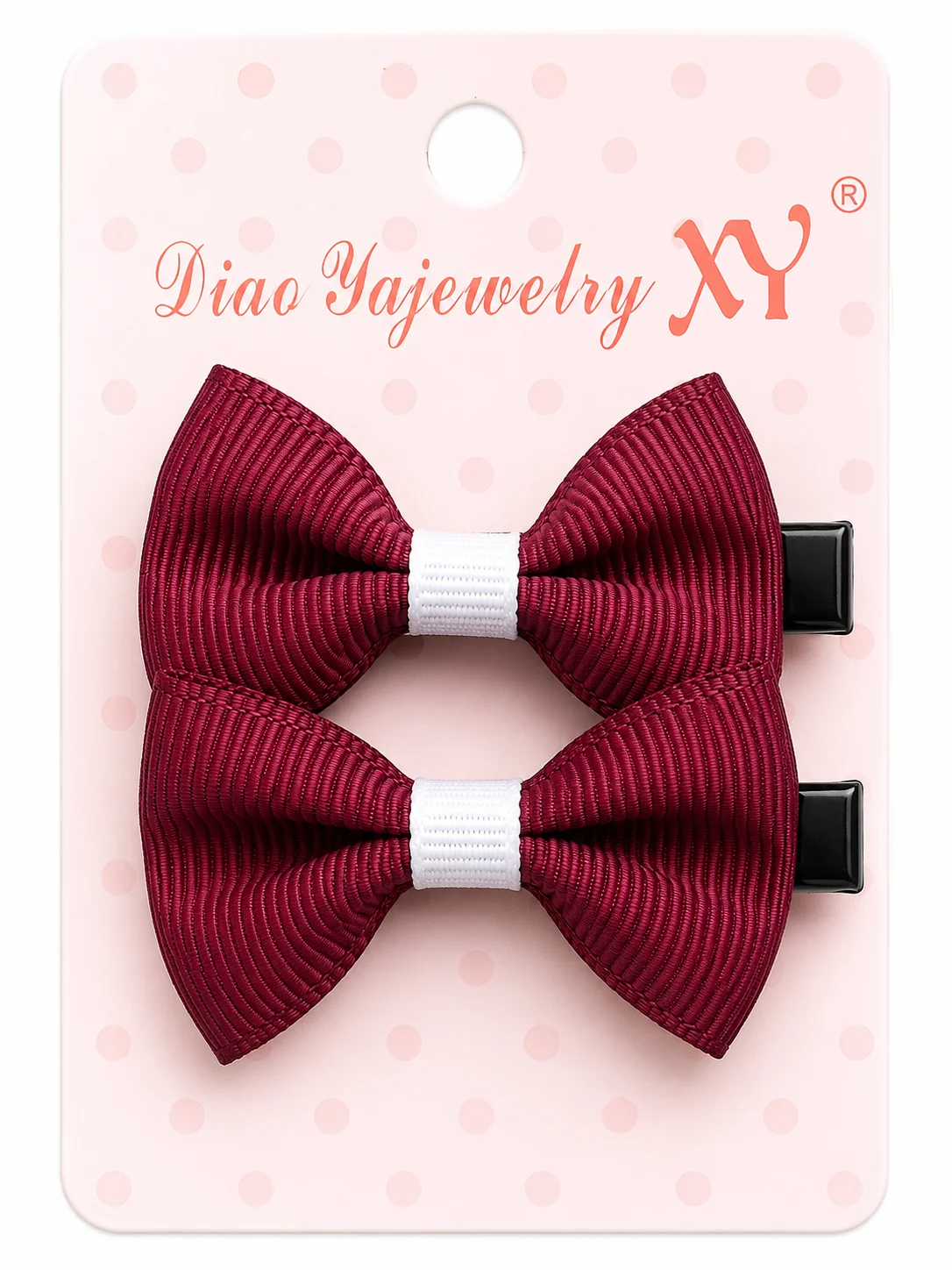 Girls Ribbon Bow Hair Clip Set – Colorful Alligator Hair Clips