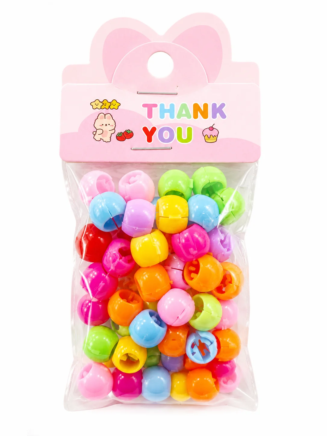 Colorful Kids Hair Beads Set