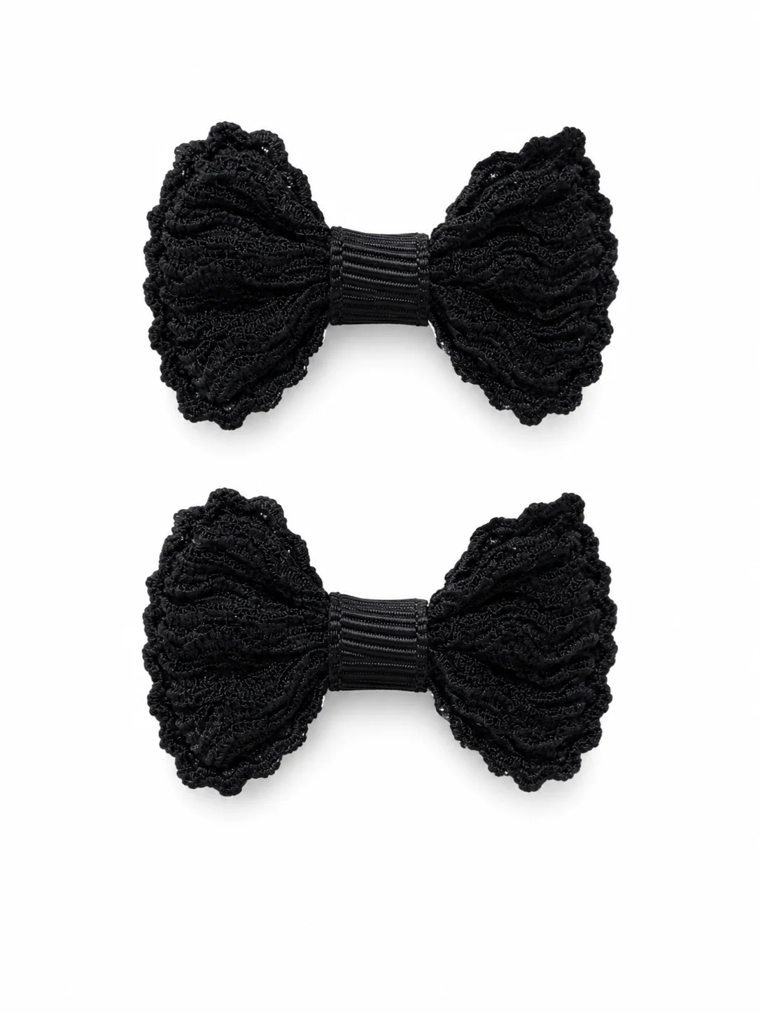 Baby Girls Soft Fabric Bow Hair Clips Set
