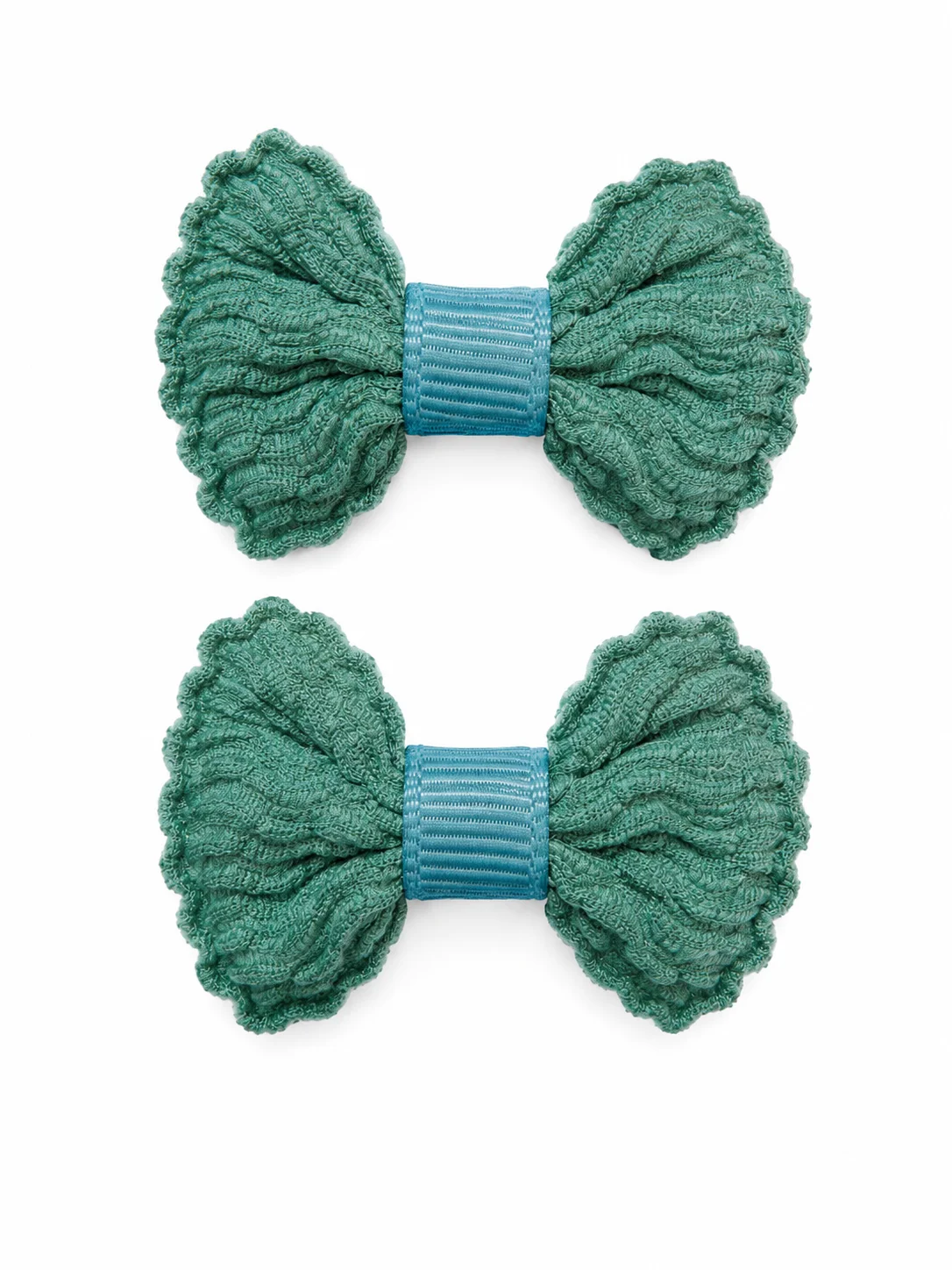 Baby Girls Soft Fabric Bow Hair Clips Set