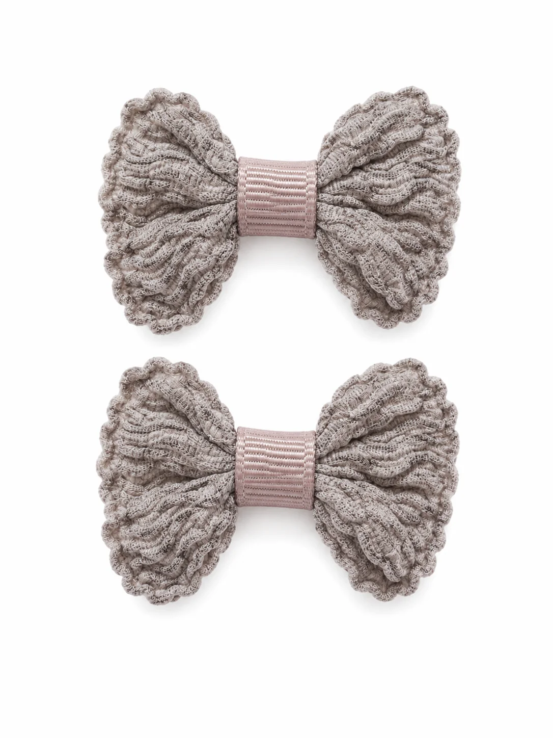 Baby Girls Soft Fabric Bow Hair Clips Set