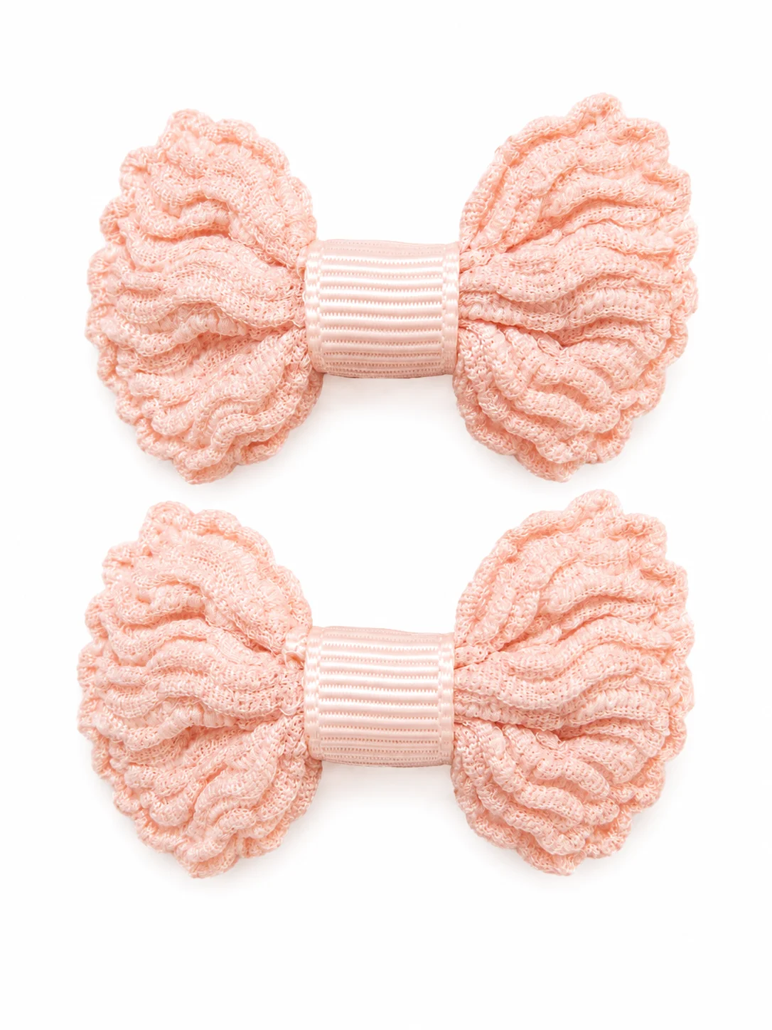 Baby Girls Soft Fabric Bow Hair Clips Set