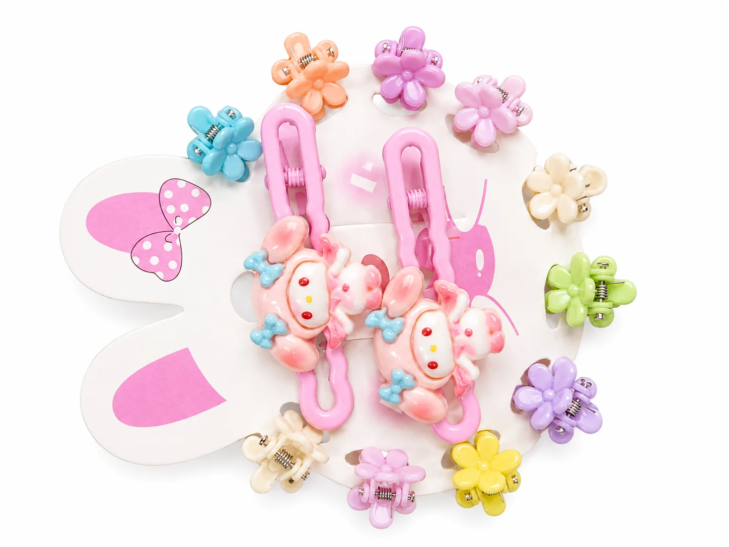 Kids Cute Cartoon Hair Clips & Mini Claw Clips