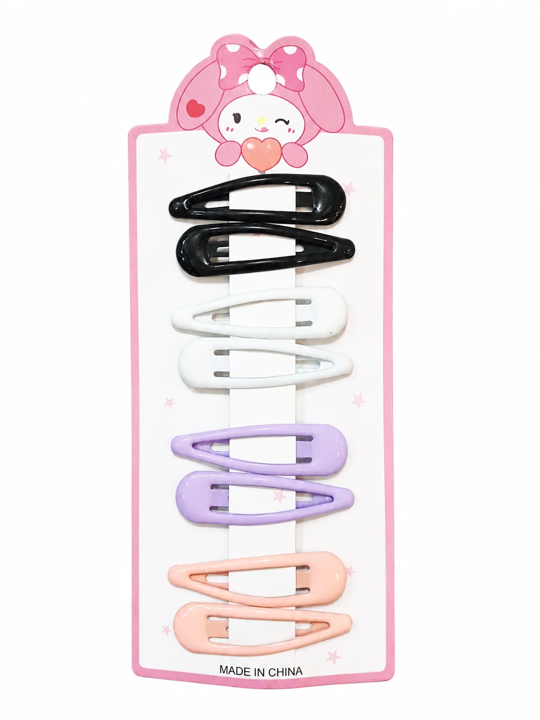 Snap Hair Clips Set for Girls – Cute Solid Color Hair Barrettes
