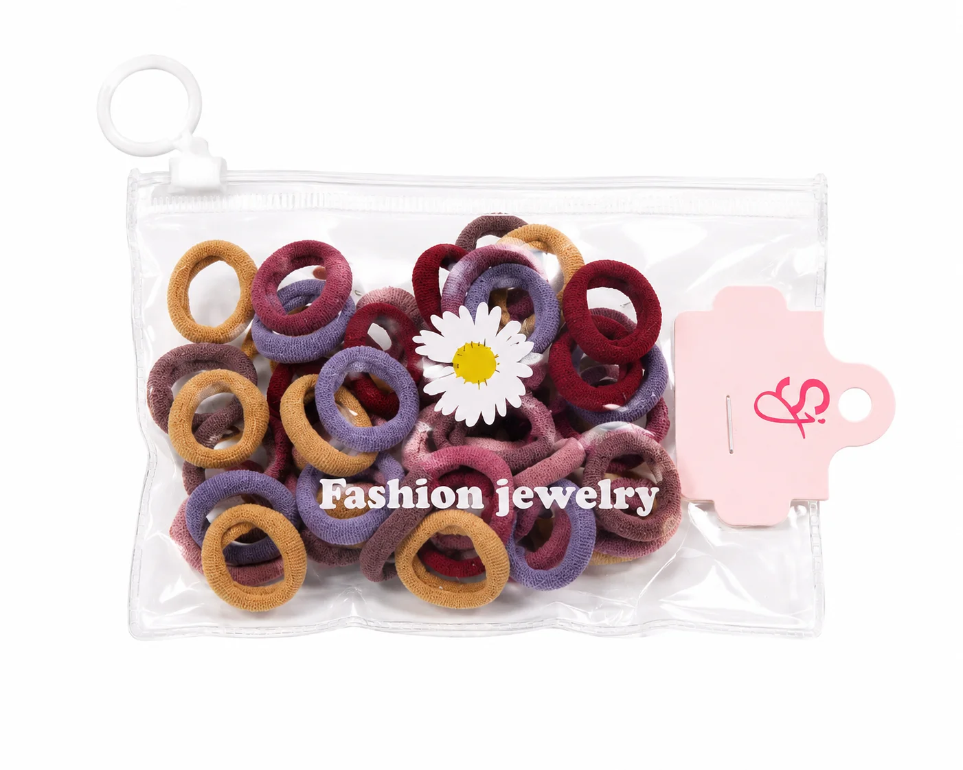 Soft Elastic Ponytail Holders (Multicolor)