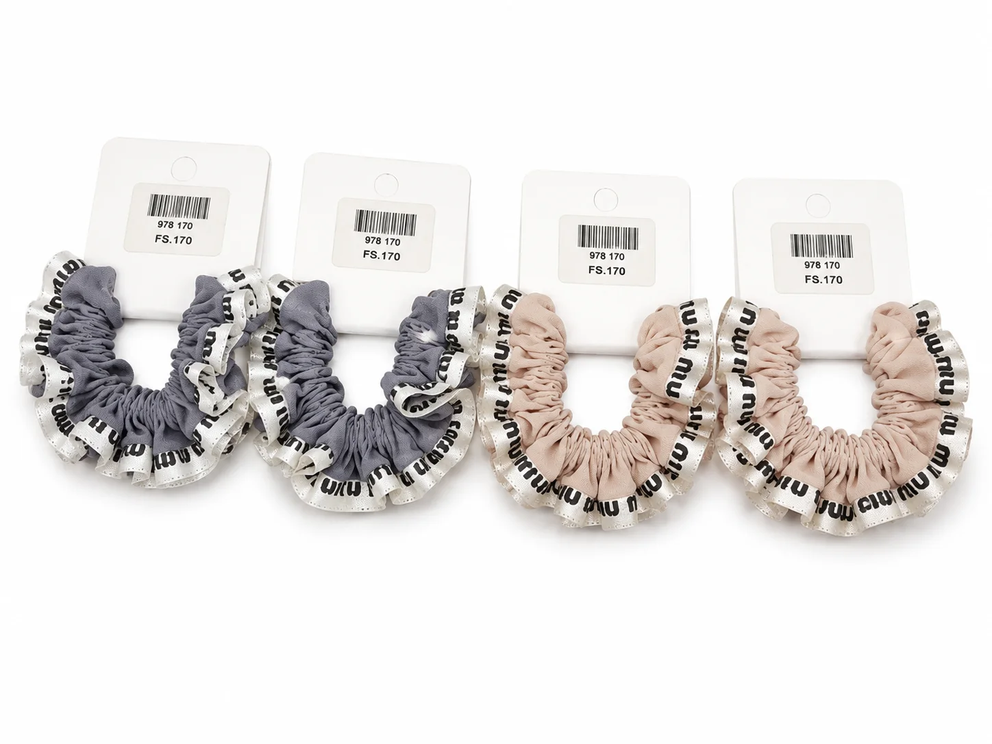 Double Layer Miu Style Hair Scrunchie
