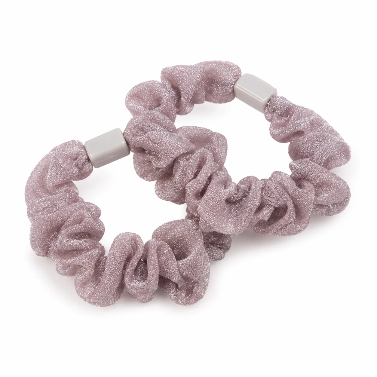 Glitter Hair Scrunchies Set for Girls & Women