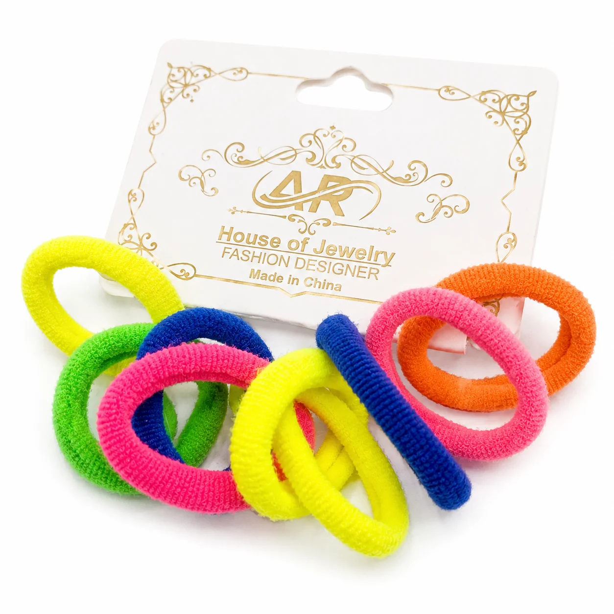 Kids Colorful Soft Hair Elastic Bands Set