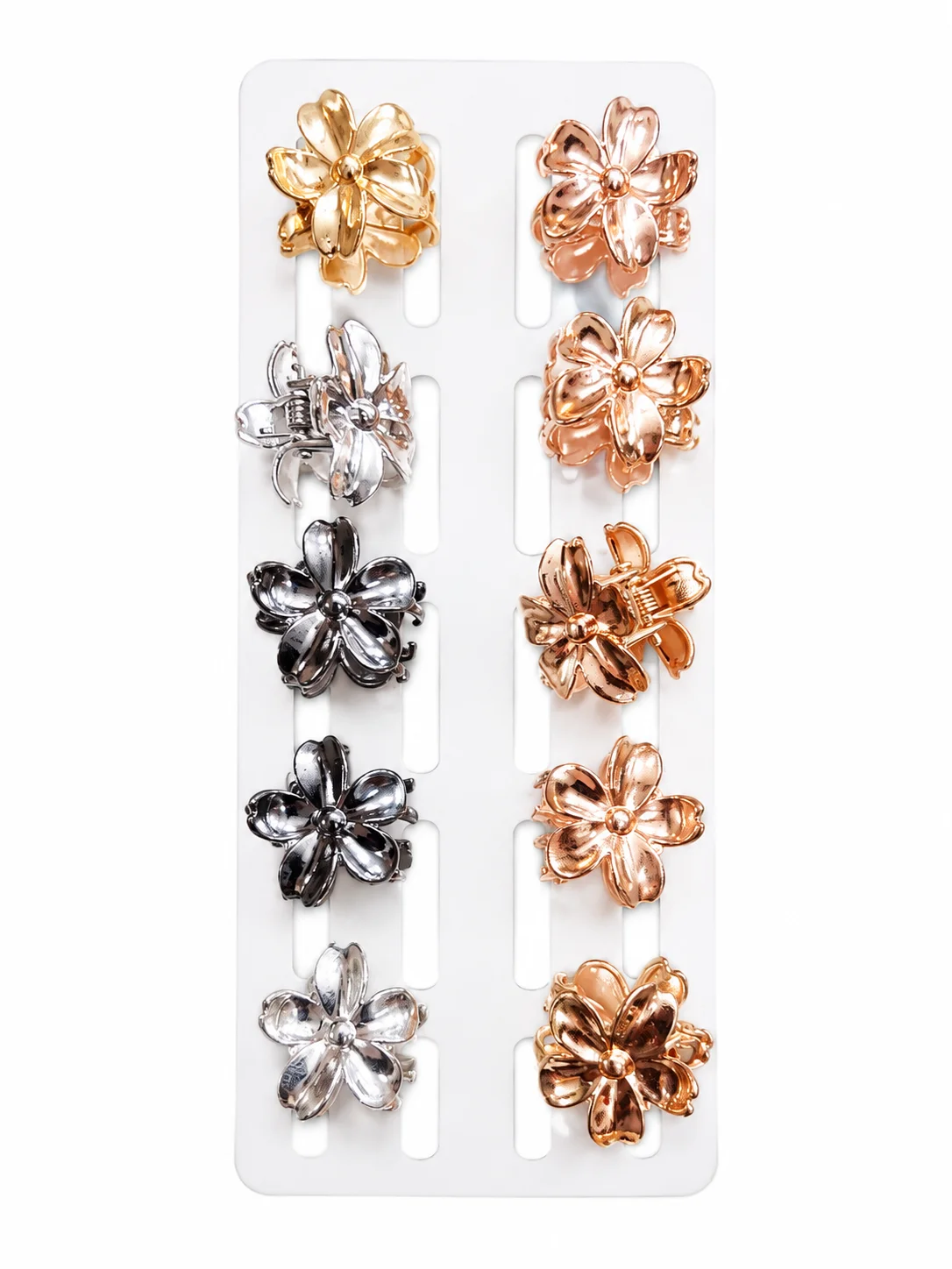 Metal Flower Mini Hair Claw CATCHER