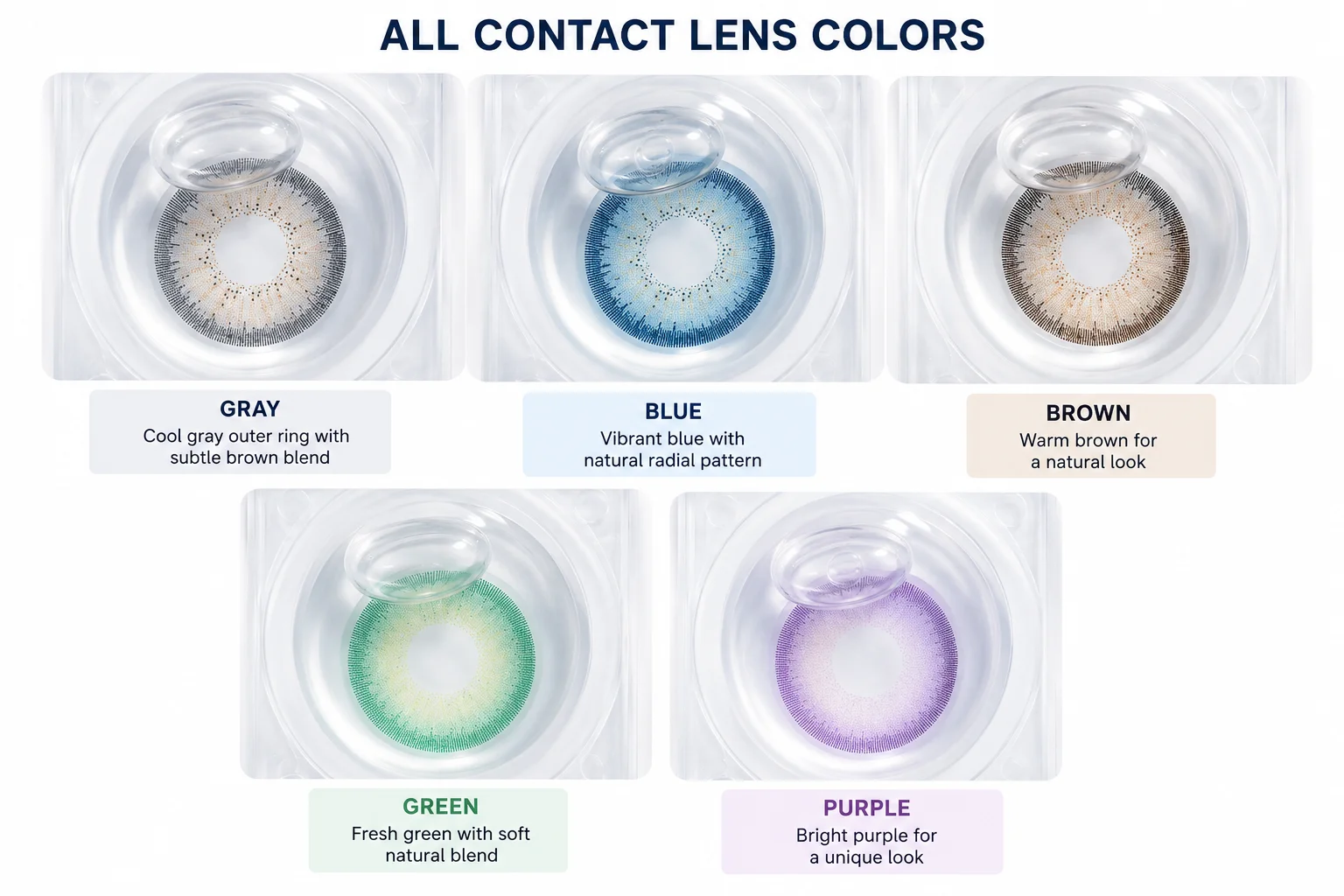 Dahab Color Contact Lenses – Premium Stylish Lens Collection