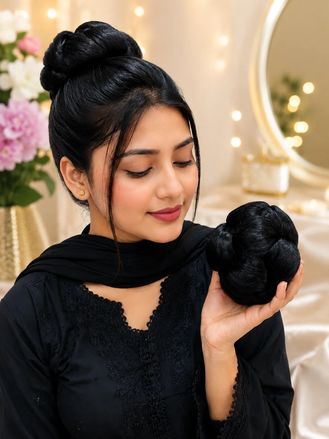 Women's Hair Bun Donut