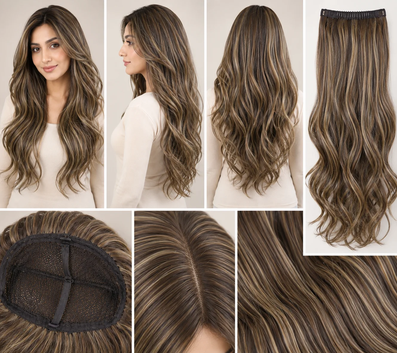 4 Colors Premium Hair Extensions