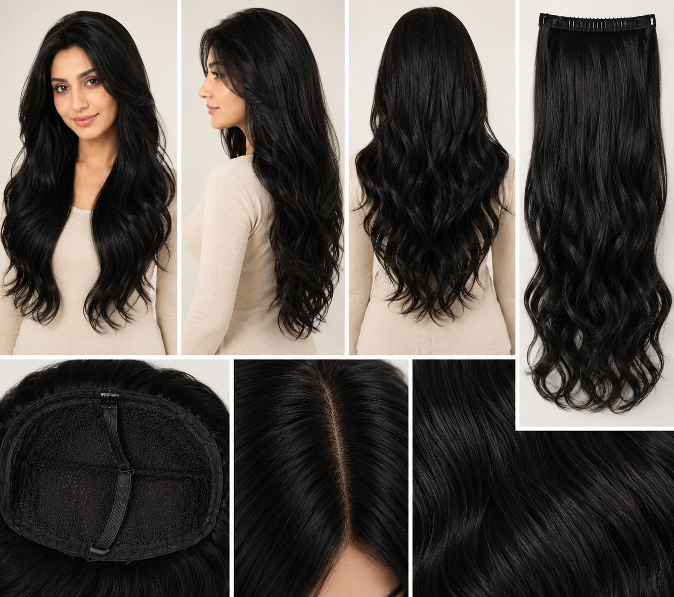 4 Colors Premium Hair Extensions