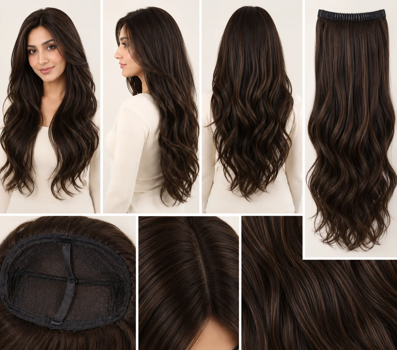 4 Colors Premium Hair Extensions
