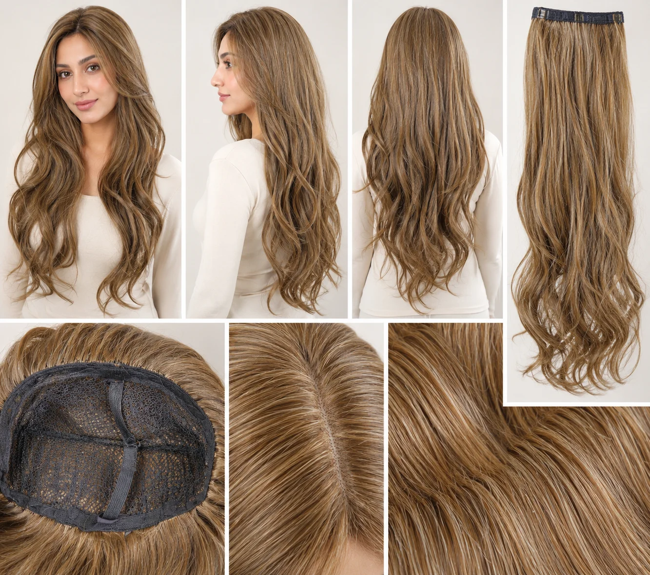 4 Colors Premium Hair Extensions