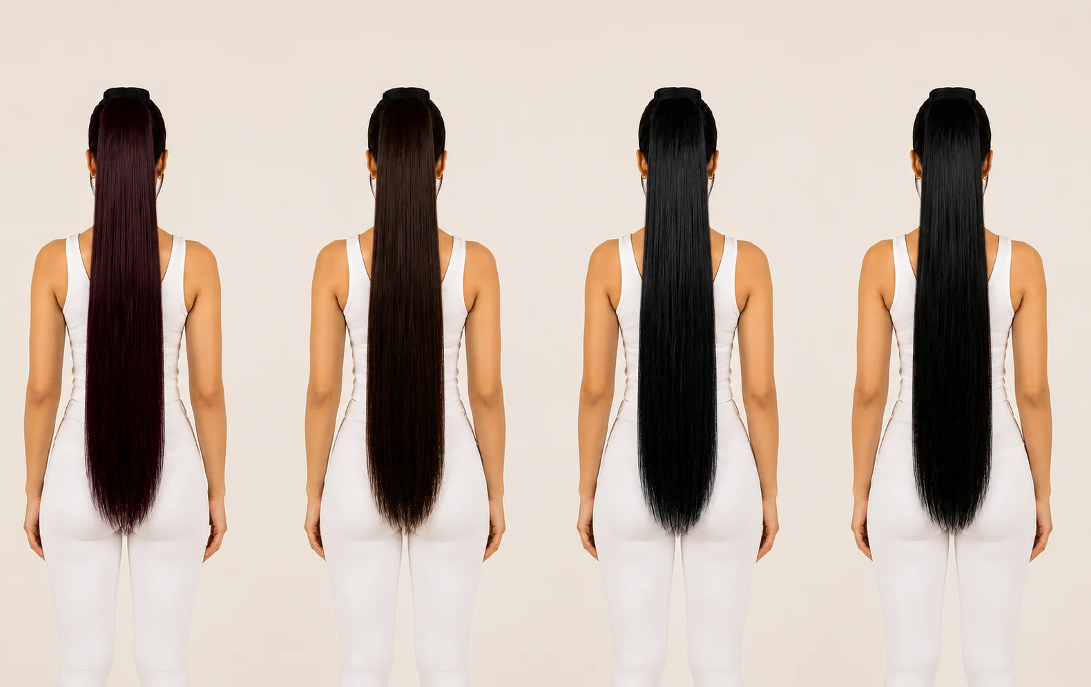 Straight Ponytail Hair Extension – Premium Natural Look