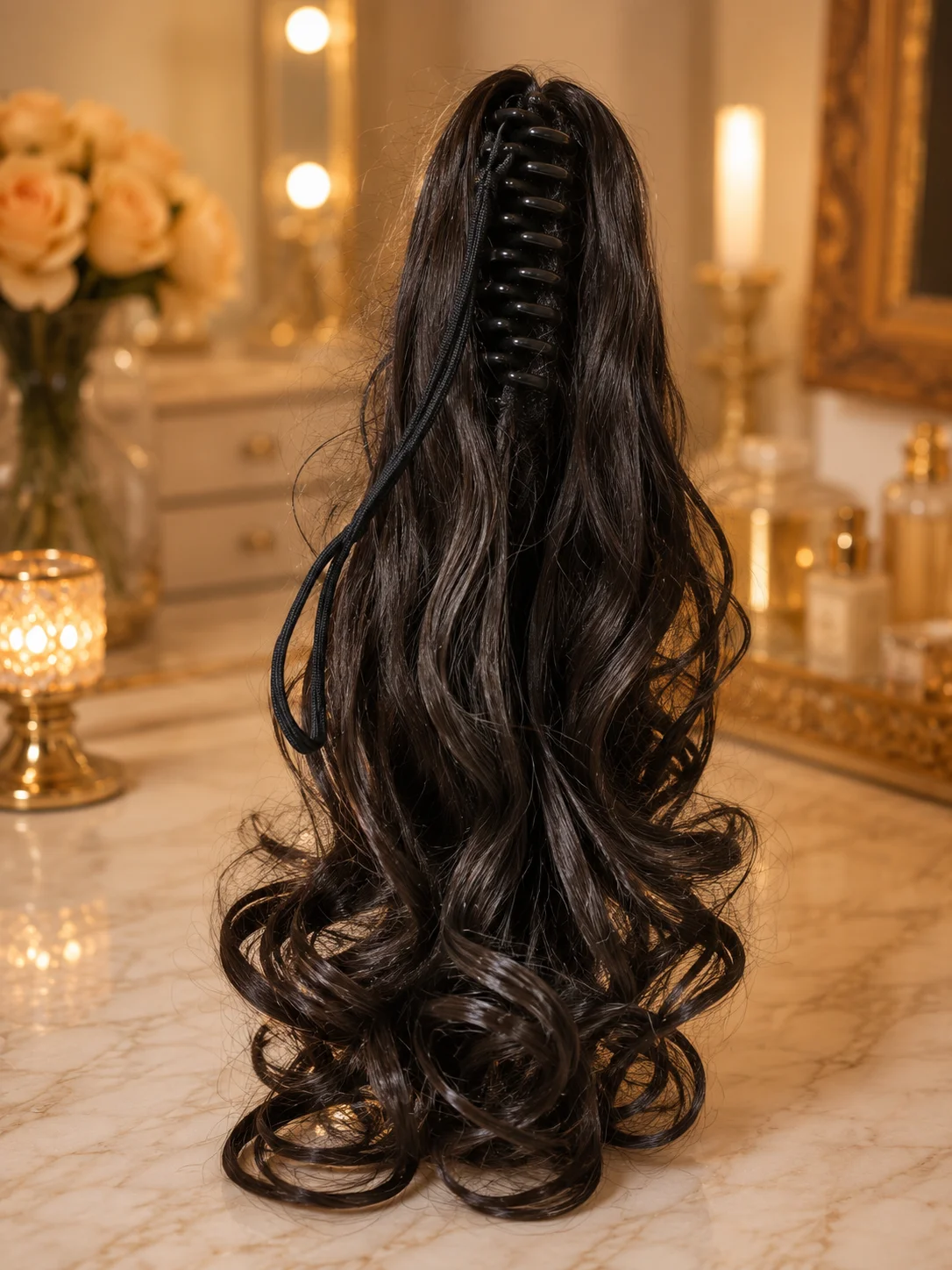 10 Colors Catcher Hair Extension Collection – Long Wavy Synthetic Ponytail Hair Piece for Women