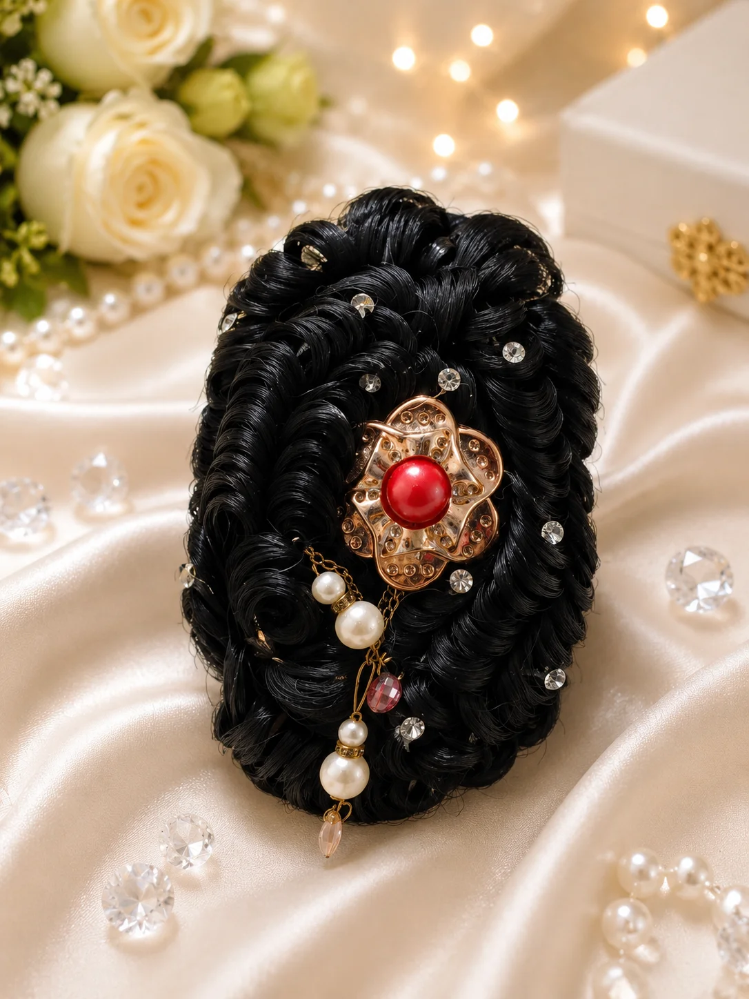 Hair Bun Extension Collection | Synthetic Claw Clip Hair Bun for Women