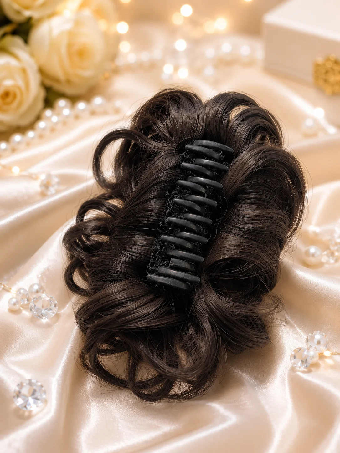 Hair Bun Extension Collection | Synthetic Claw Clip Hair Bun for Women