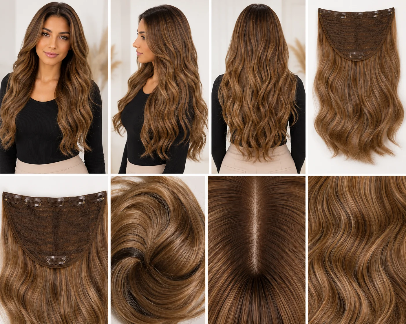 7 Colors Curly Hair Extension Ponytail | Premium Clip-In Hairpiece Collection