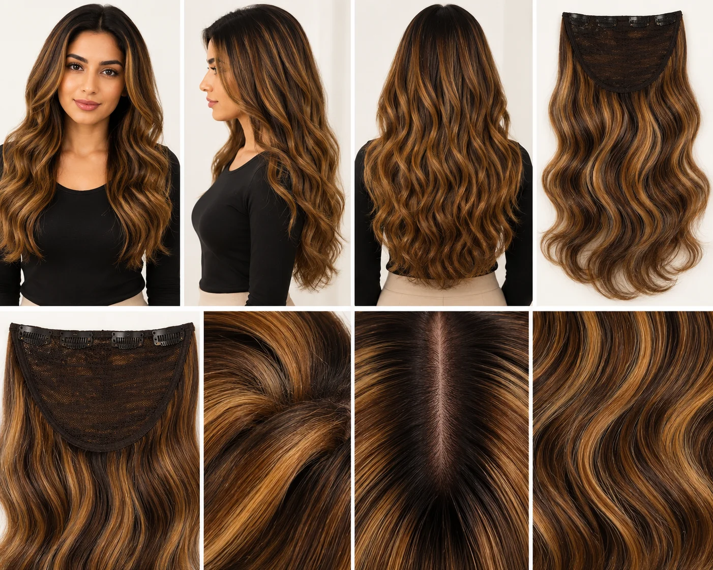 7 Colors Curly Hair Extension Ponytail | Premium Clip-In Hairpiece Collection