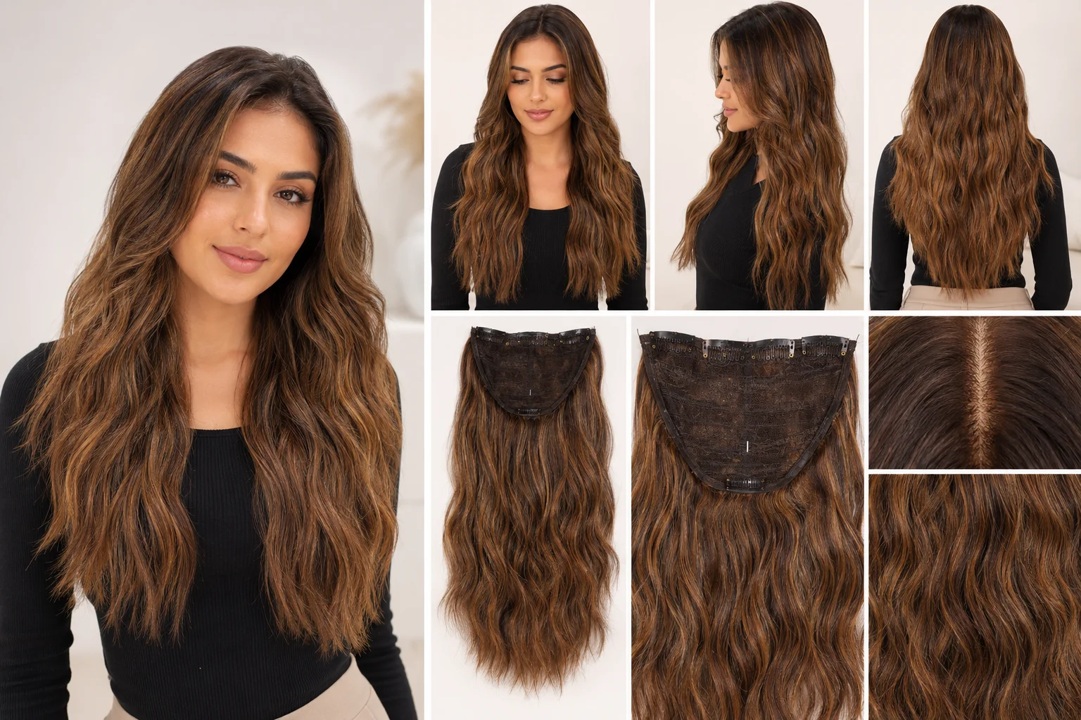 7 Colors Curly Hair Extension Ponytail | Premium Clip-In Hairpiece Collection