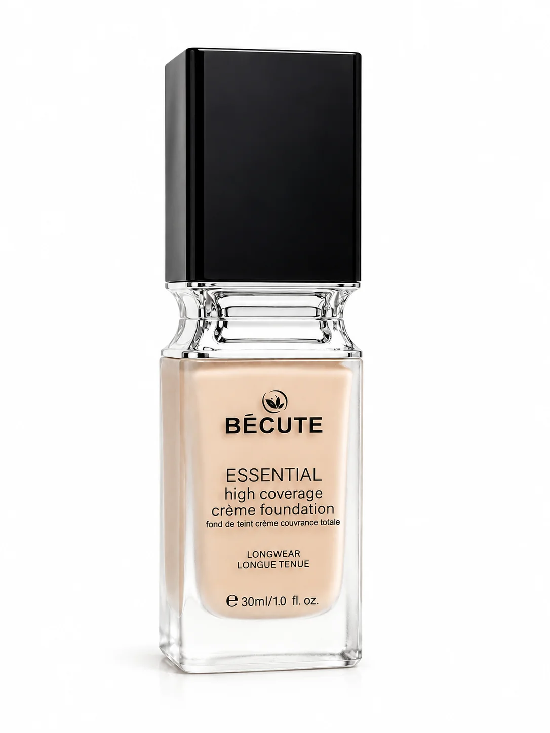 BÉCUTE Essential High Coverage Crème Foundation HCCF-06 – Long Wear – 30ml