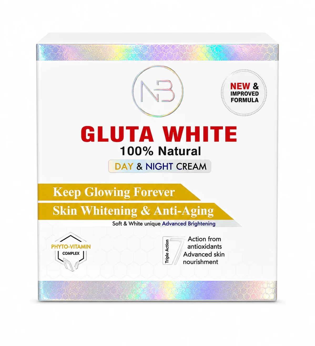 Gluta White 100% Natural Day & Night Cream
