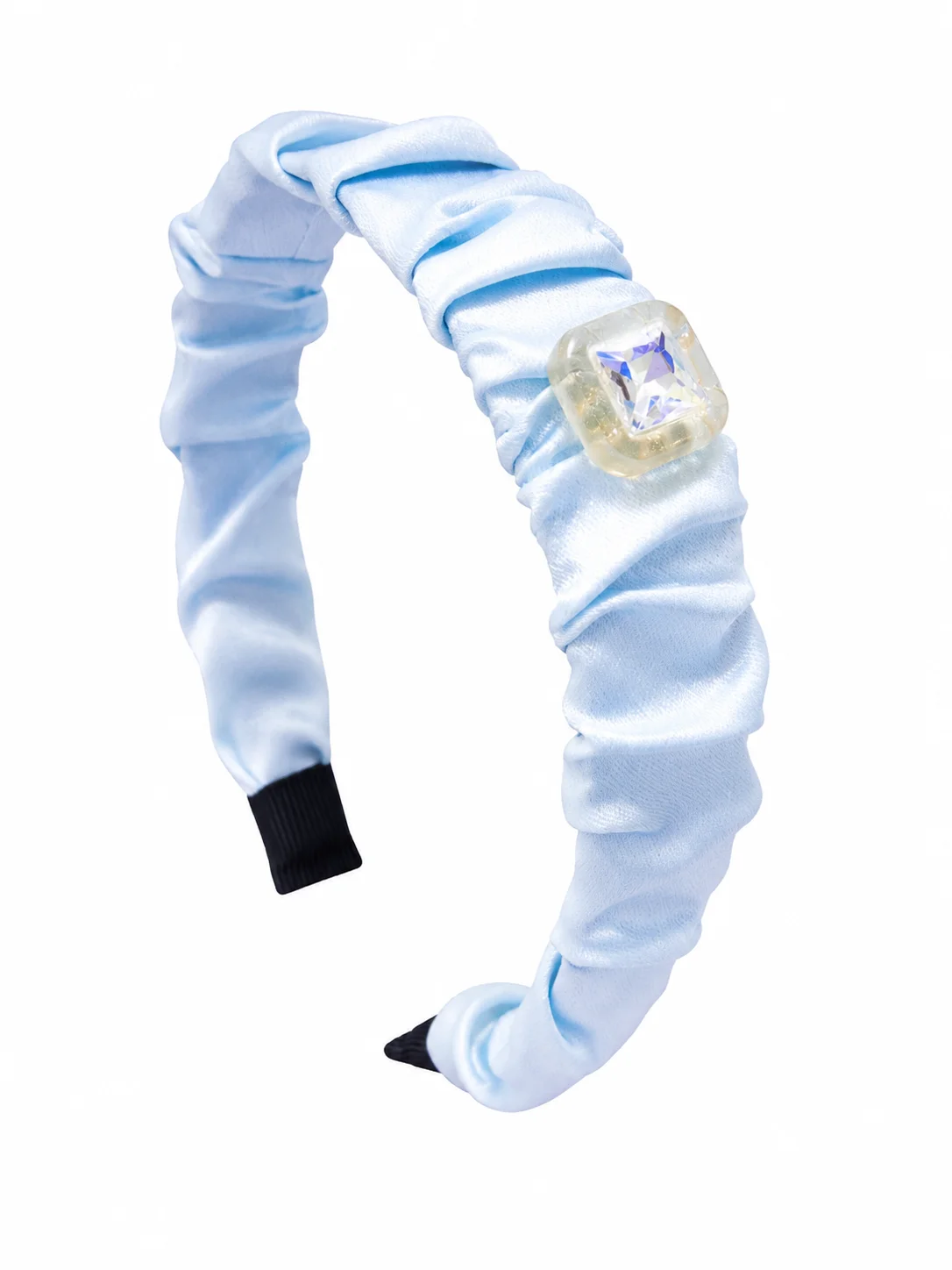 Luxury Satin Crystal Headband Collection