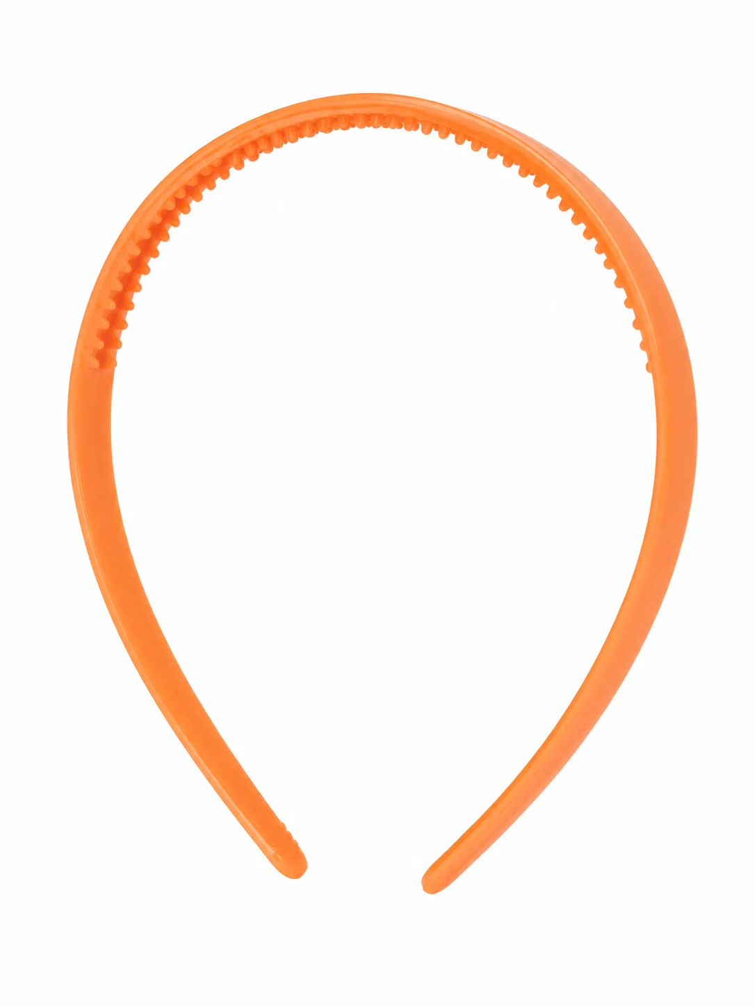 Blue Plastic Hair Band for Women & Girls | Glossy Non-Slip Hairband | Everyday Hair Accessory