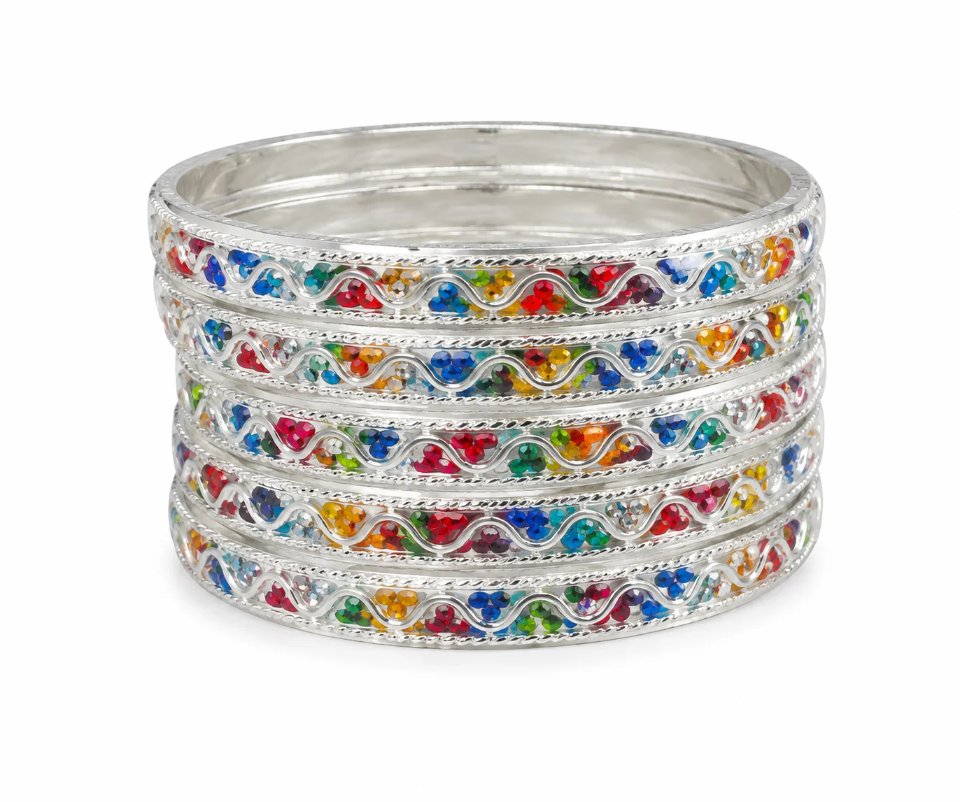 Elegant Gold-Tone Traditional Designer Bangles Set for Women