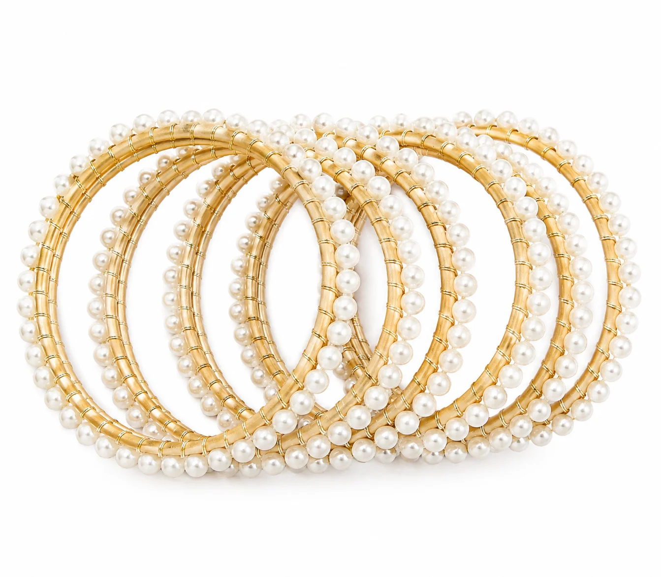 Elegant Gold-Tone Traditional Designer Bangles Set for Women