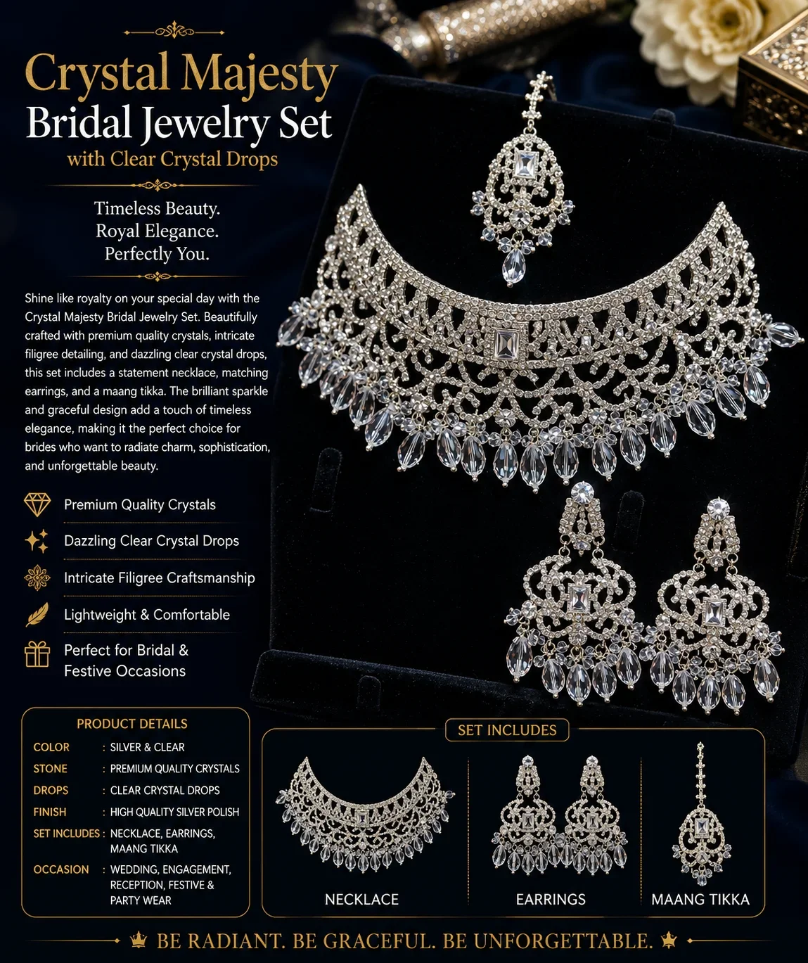 Sparkling Elegance Diamond Jewelry Set