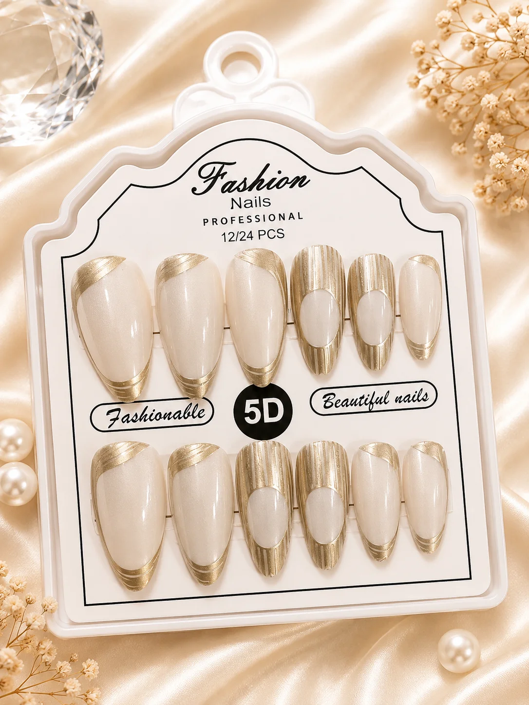 Premium Press-On Nail Set | Glossy Artificial False Nails