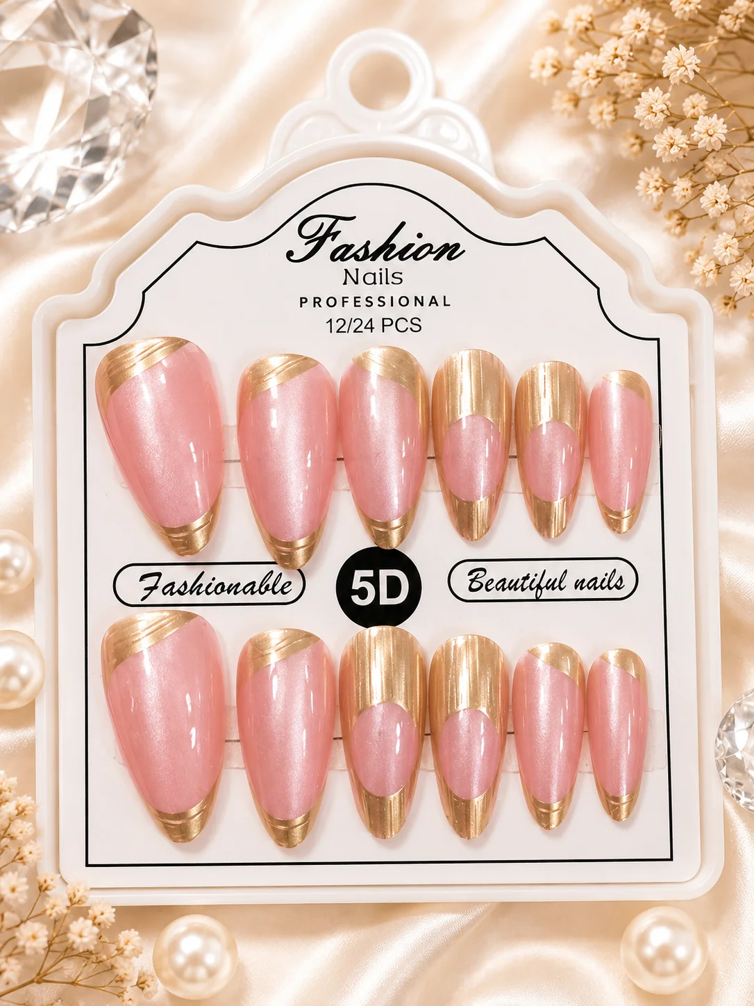 Premium Press-On Nail Set | Glossy Artificial False Nails
